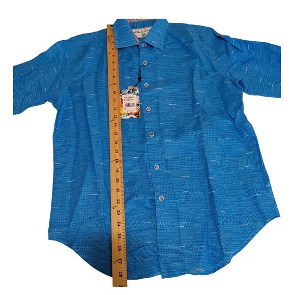 Robert Graham Mens Classic Fit Brixton Long Sleeves Button Up Flip Cuff Shirt - Picture 4 of 15